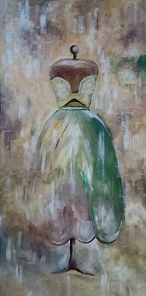 Dual Nature — The Unveiled Ensemble — Oil on canvas by Adriana Ionela Mihai