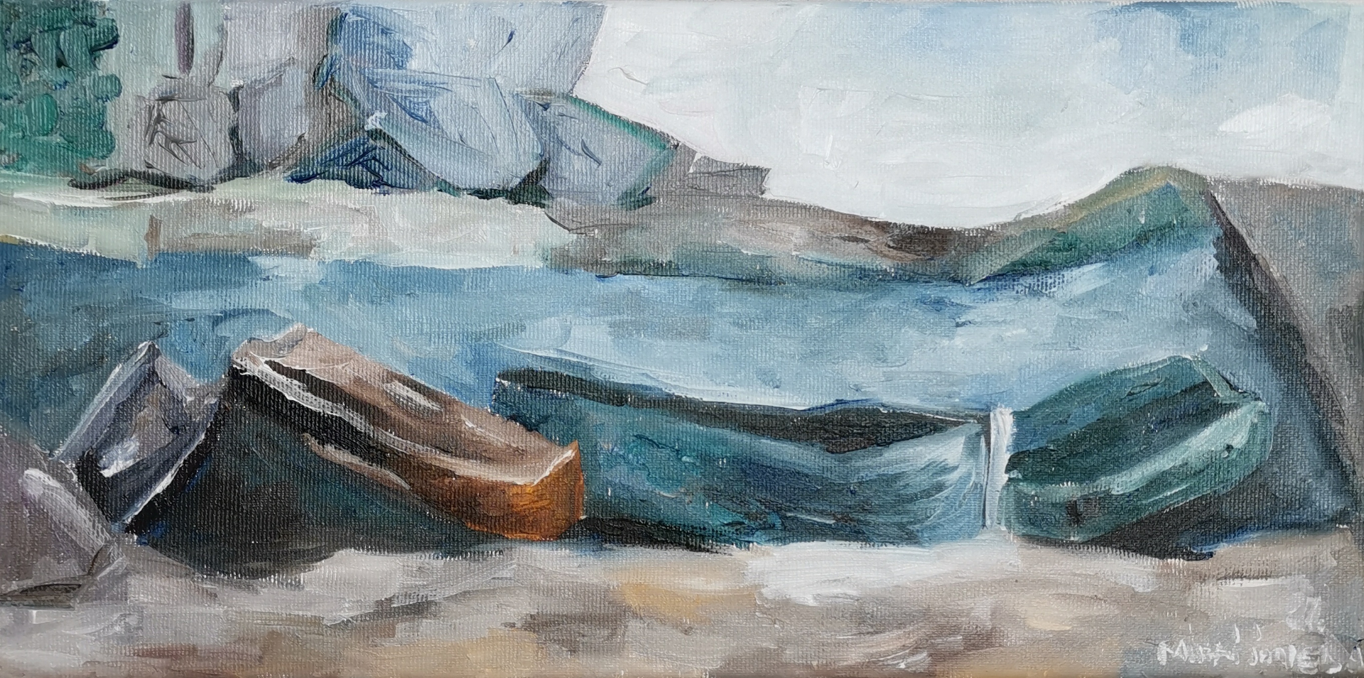 Craft — Oil on canvas by Adriana Ionela Mihai